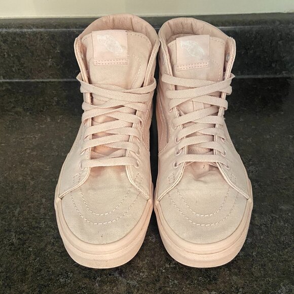 Vans Sk8 Hi Mono Canvas 'Peach Blush' - Size 8 - Picture 6 of 9